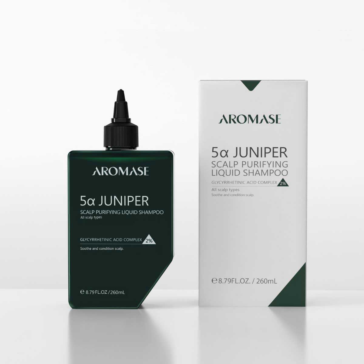 Aromase 5a Wacholder Kopfhautreinigendes Flüssigshampoo 260 ml