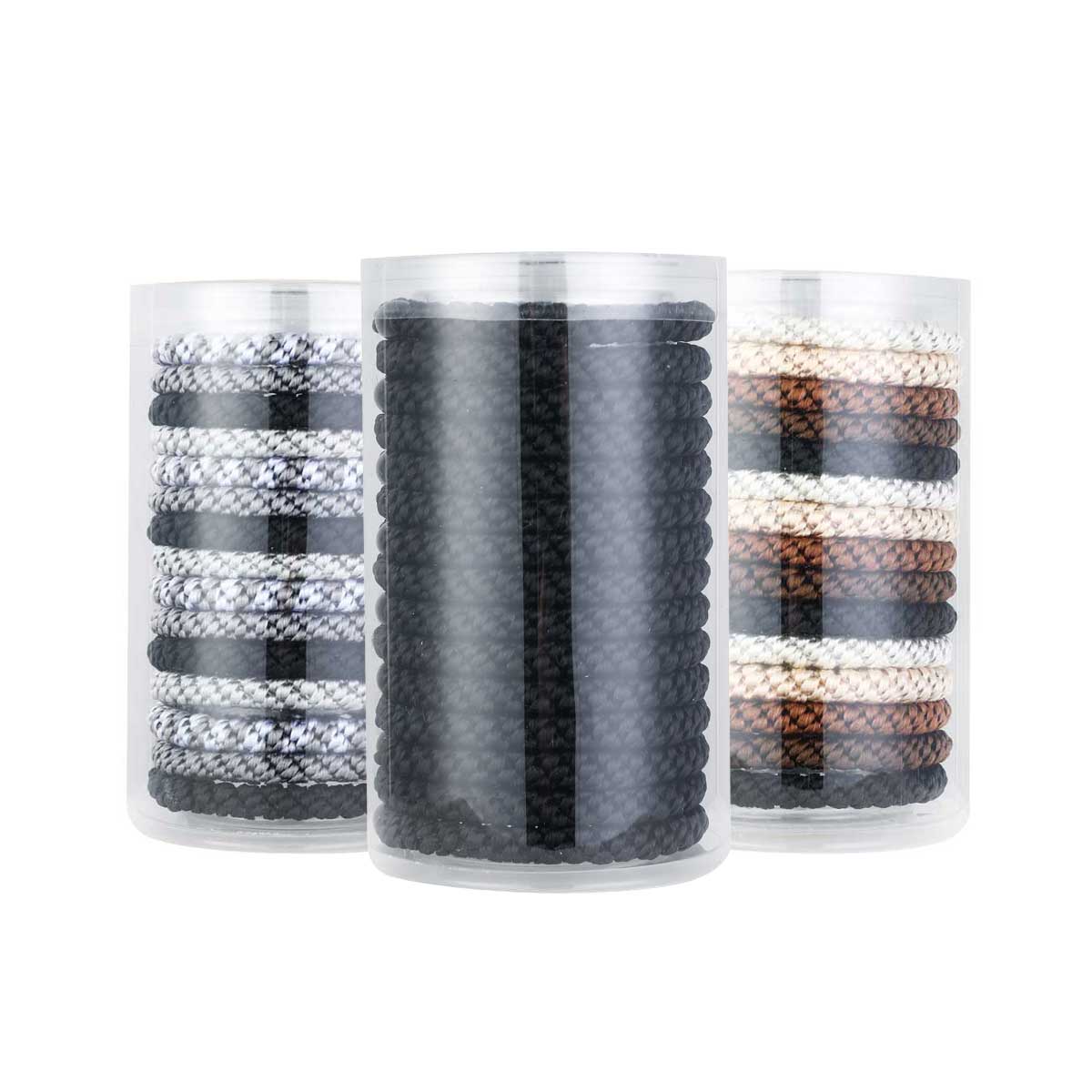 Élastiques à cheveux classiques Sannie, lot de 15