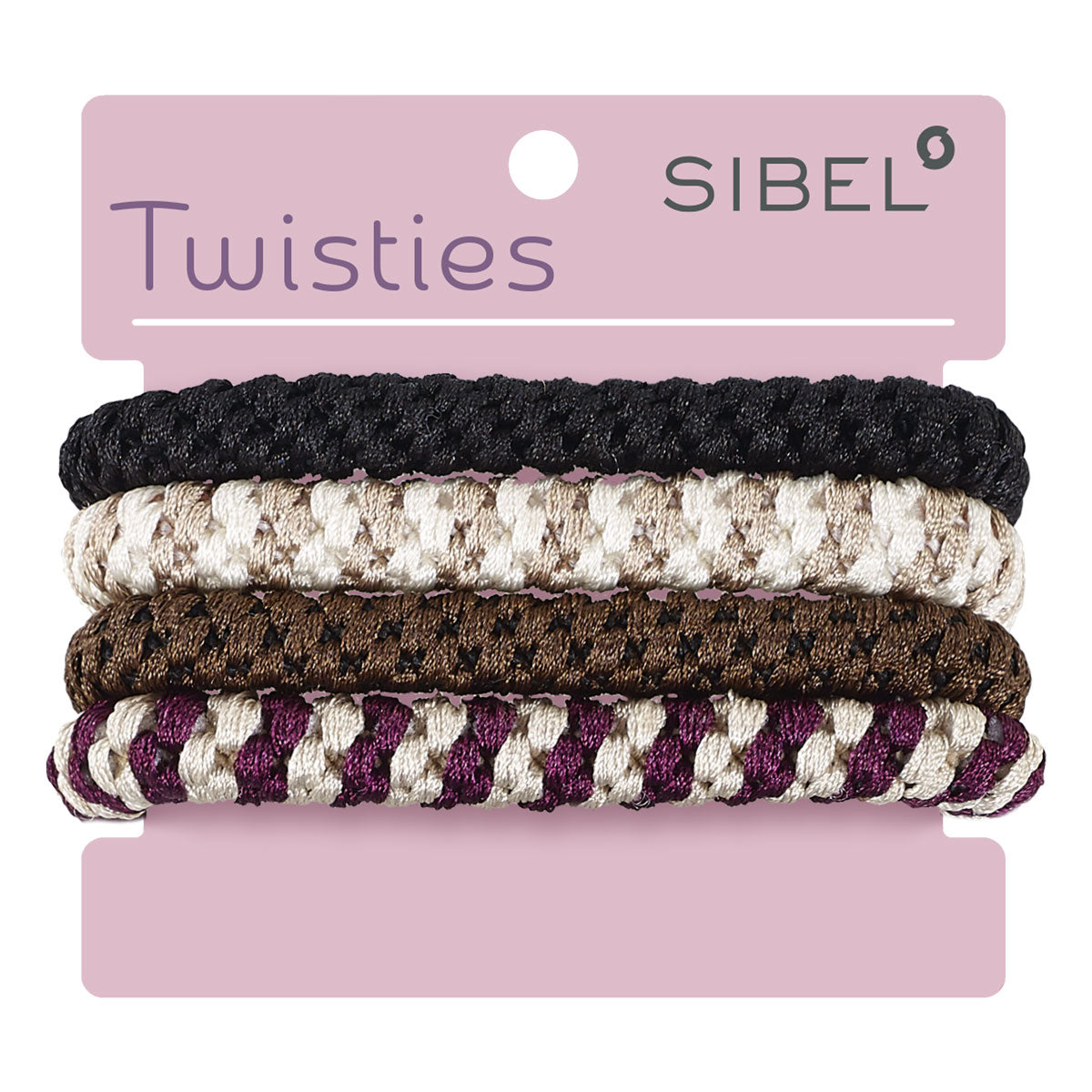 Sibel Twisties Haarelastiekjes 4st
