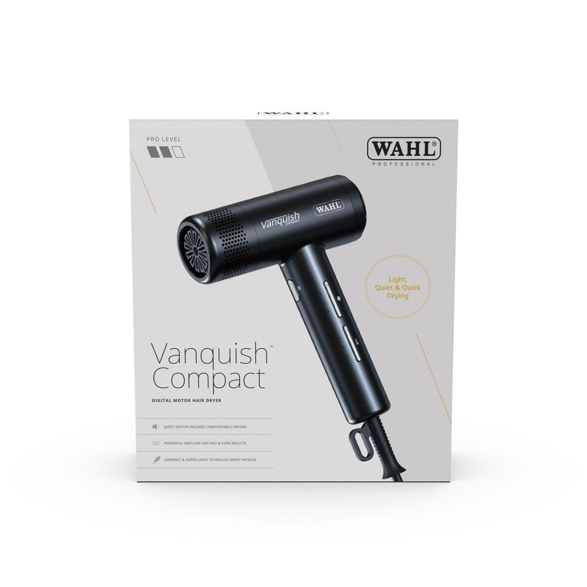 Sèche-linge compact Wahl Vanquish noir