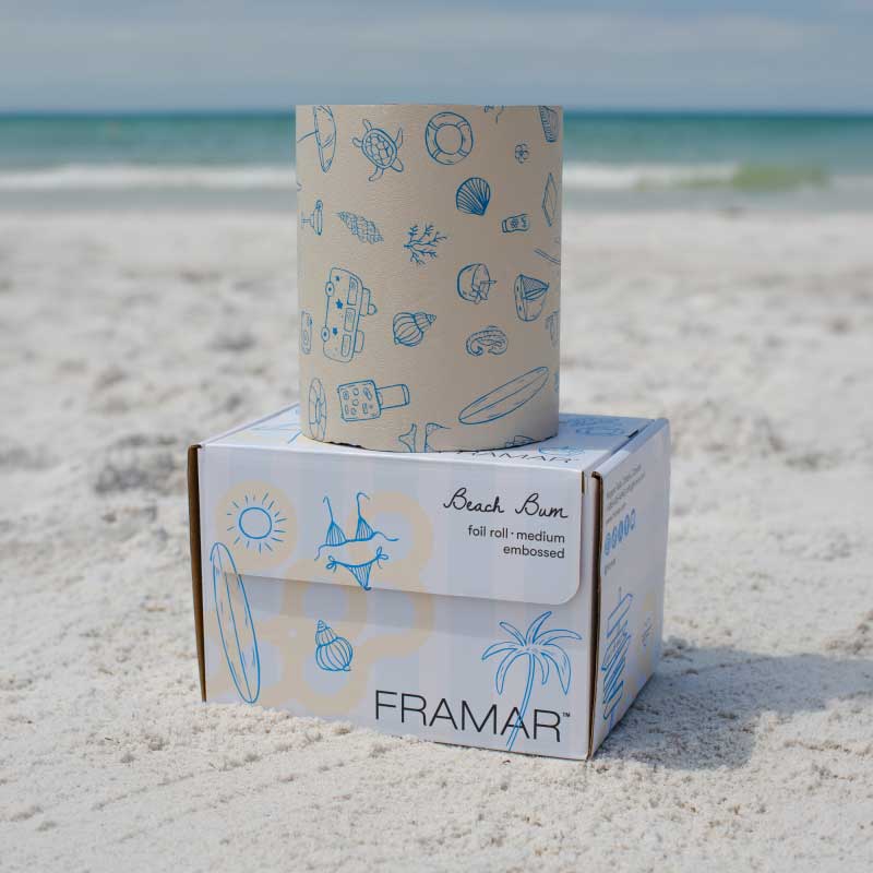 Framar Alufolie Beach Bum Embossed 98m