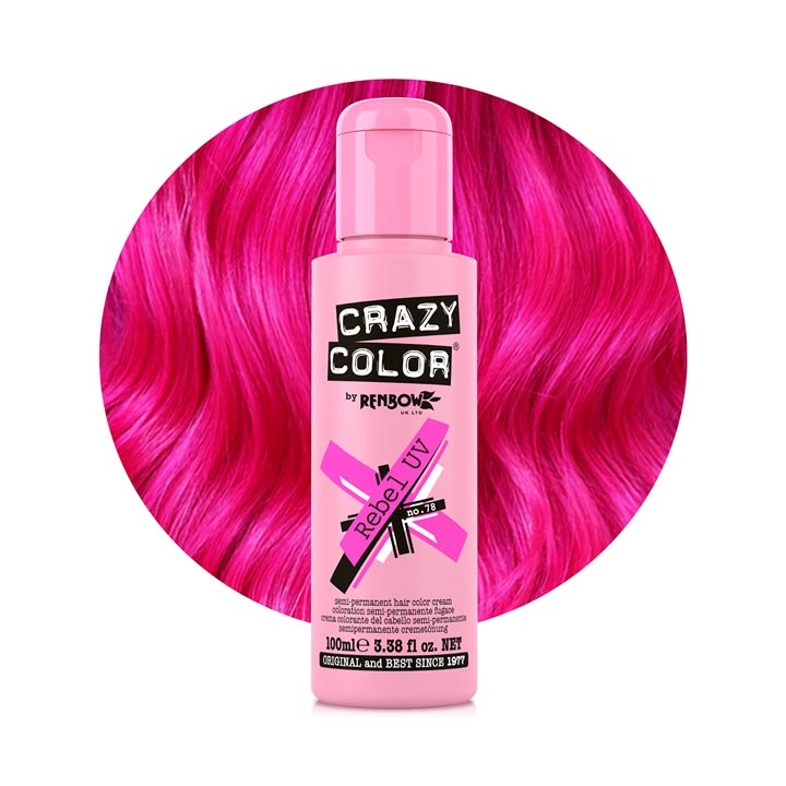 Crazy Color Semi-Permanent Hair Color Cream 100ml - KOOS • alles voor de kapper - Crazy Color - Semi-permanente kleuring