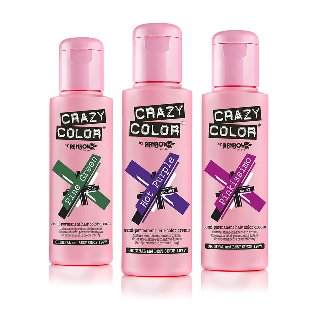 Crazy Color Semi-Permanent Hair Color Cream 100ml - KOOS • alles voor de kapper - Crazy Color - Semi-permanente kleuring