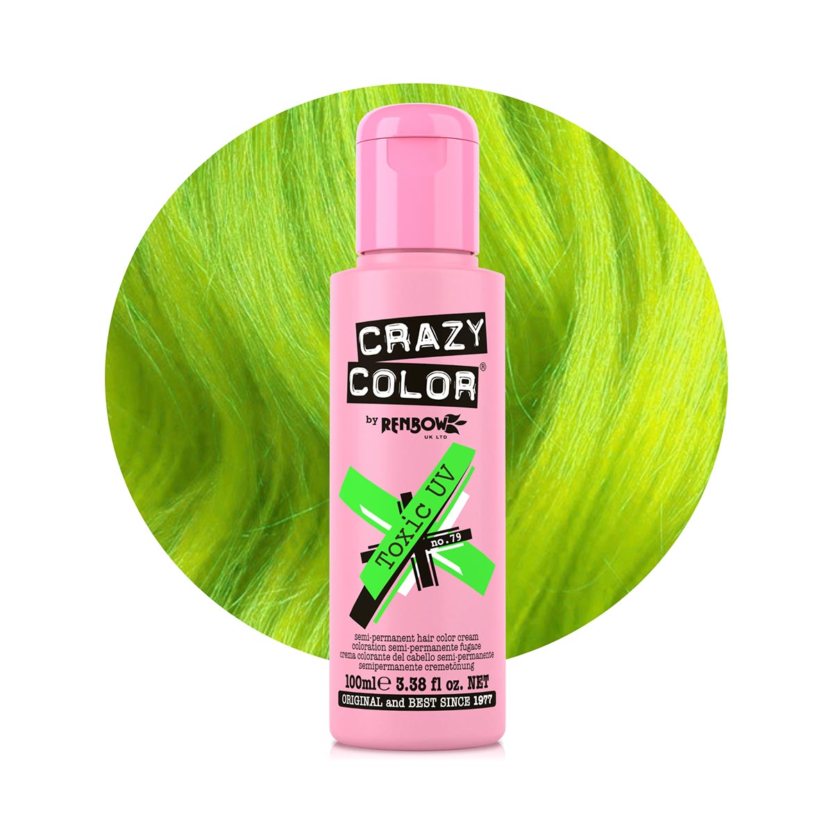 Crazy Color Semi-Permanent Hair Color Cream 100ml - KOOS • alles voor de kapper - Crazy Color - Semi-permanente kleuring