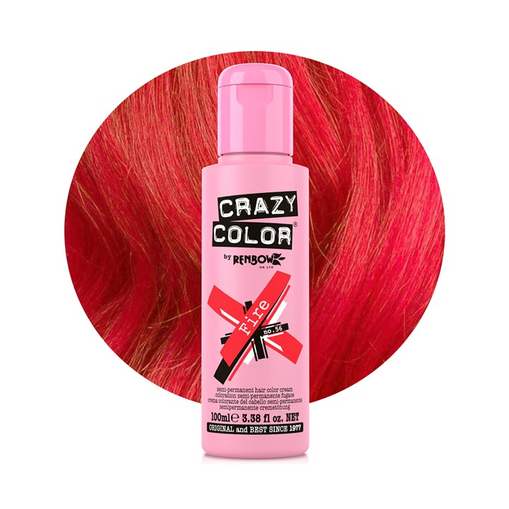 Crazy Color Semi-Permanent Hair Color Cream 100ml - KOOS • alles voor de kapper - Crazy Color - Semi-permanente kleuring