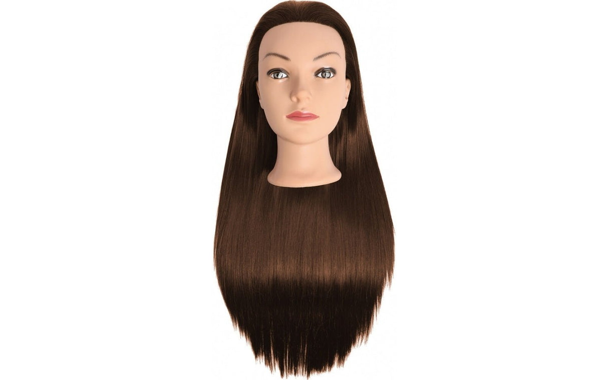 Efalock Oefenhoofd Emotion Lexa Bruin 60cm - Koosvanderbeek.nl - Efalock - Oefenhoofden
