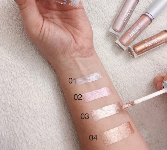 GR Metals Liquid Glow Highlighter - Koosvanderbeek.nl - Golden Rose - Highlighter & contour