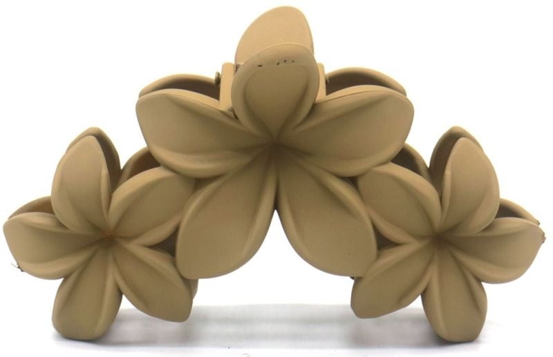 Haarklem flowers taupe 10cm - Koosvanderbeek.nl - koosvanderbeek - Haarmode