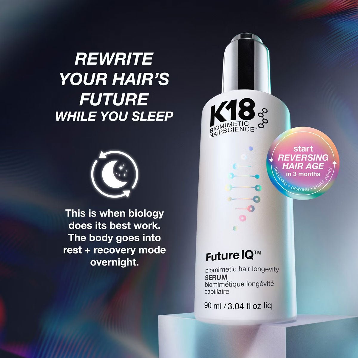 K18 FutureIQ Biomimetic Hair Longevity Serum 90ml - KOOS • alles voor de kapper - K18 - Serum