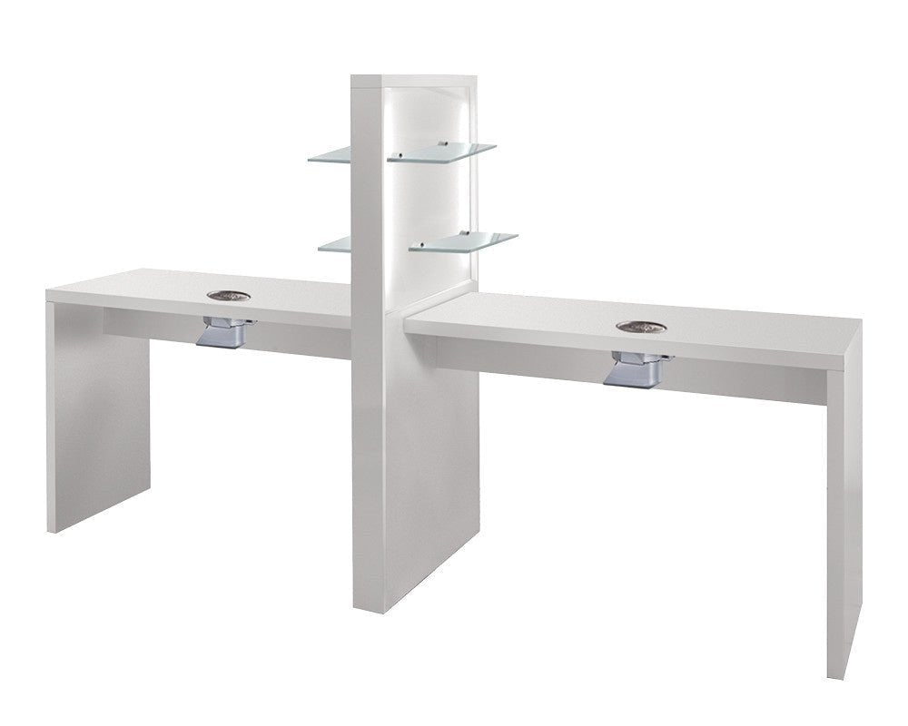 MB Allure White Ash Manicure Table - KOOS • alles voor de kapper - Medical & Beauty - Beautysalon