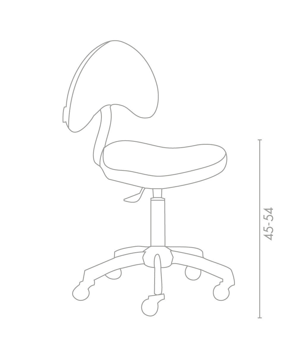 MB Arizona Stool With Backrest - KOOS • alles voor de kapper - Medical & Beauty - Beautysalon