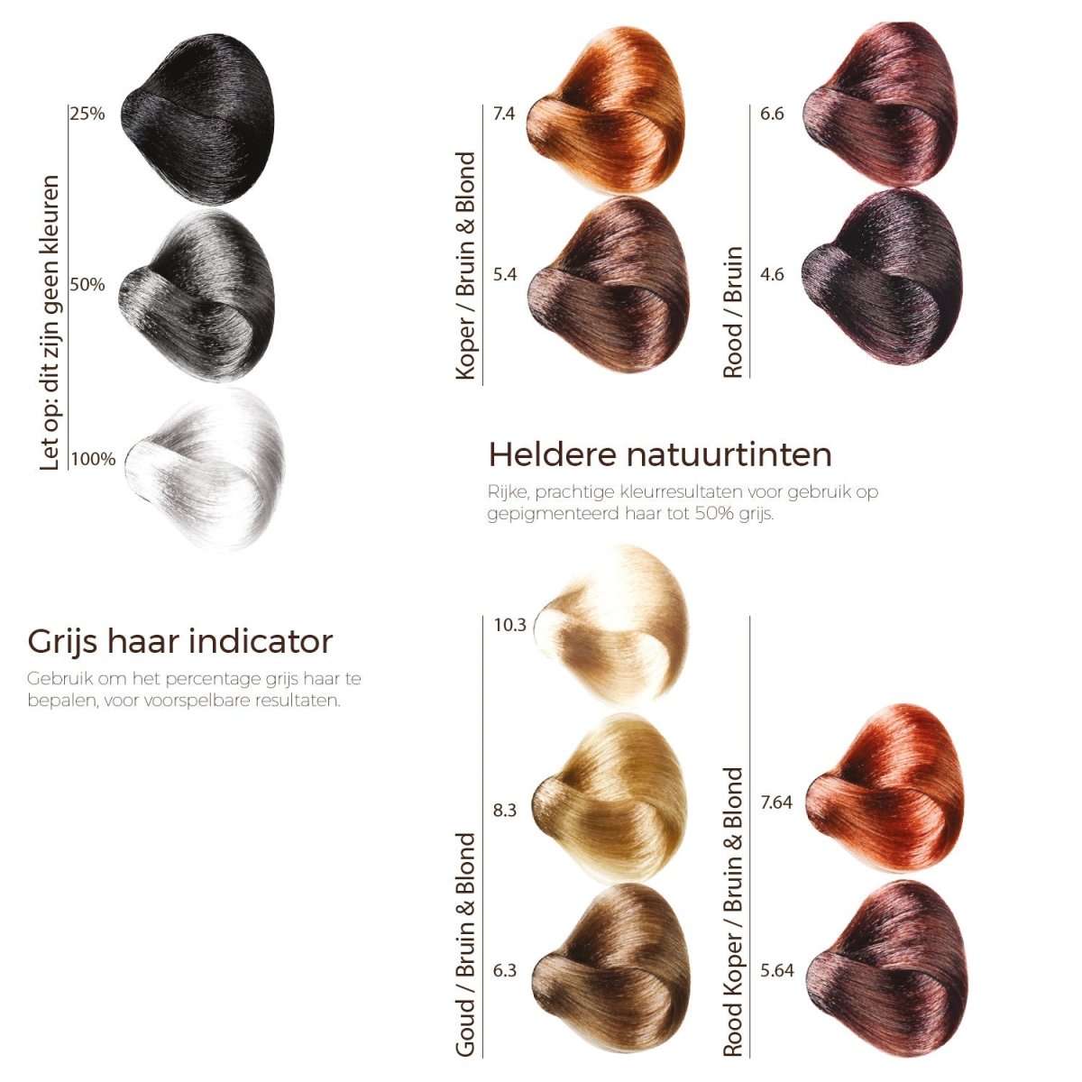 Pure Elements Colors Ammoniavrije Haarkleuring 100ml - KOOS • alles voor de kapper - Pure Elements - Haarverf
