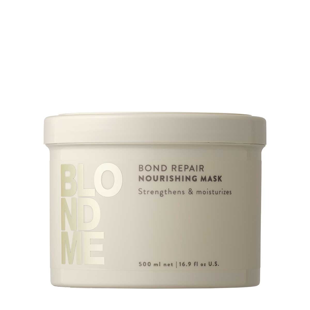 Schwarzkopf BlondMe Bond Repair Nourishing Mask 500ml - Koosvanderbeek.nl - Schwarzkopf - Haarmasker