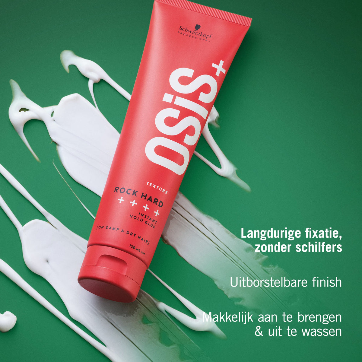 Schwarzkopf Osis+ Rock Hard Ultra Strong Glue 150ml - KOOS • alles voor de kapper - Schwarzkopf - Haargel
