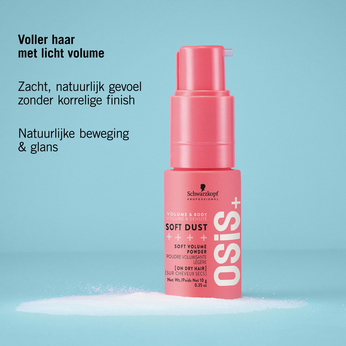 Schwarzkopf Osis+ Soft Dust Volumizing Powder 8g - KOOS • alles voor de kapper - Schwarzkopf - Volumepoeder