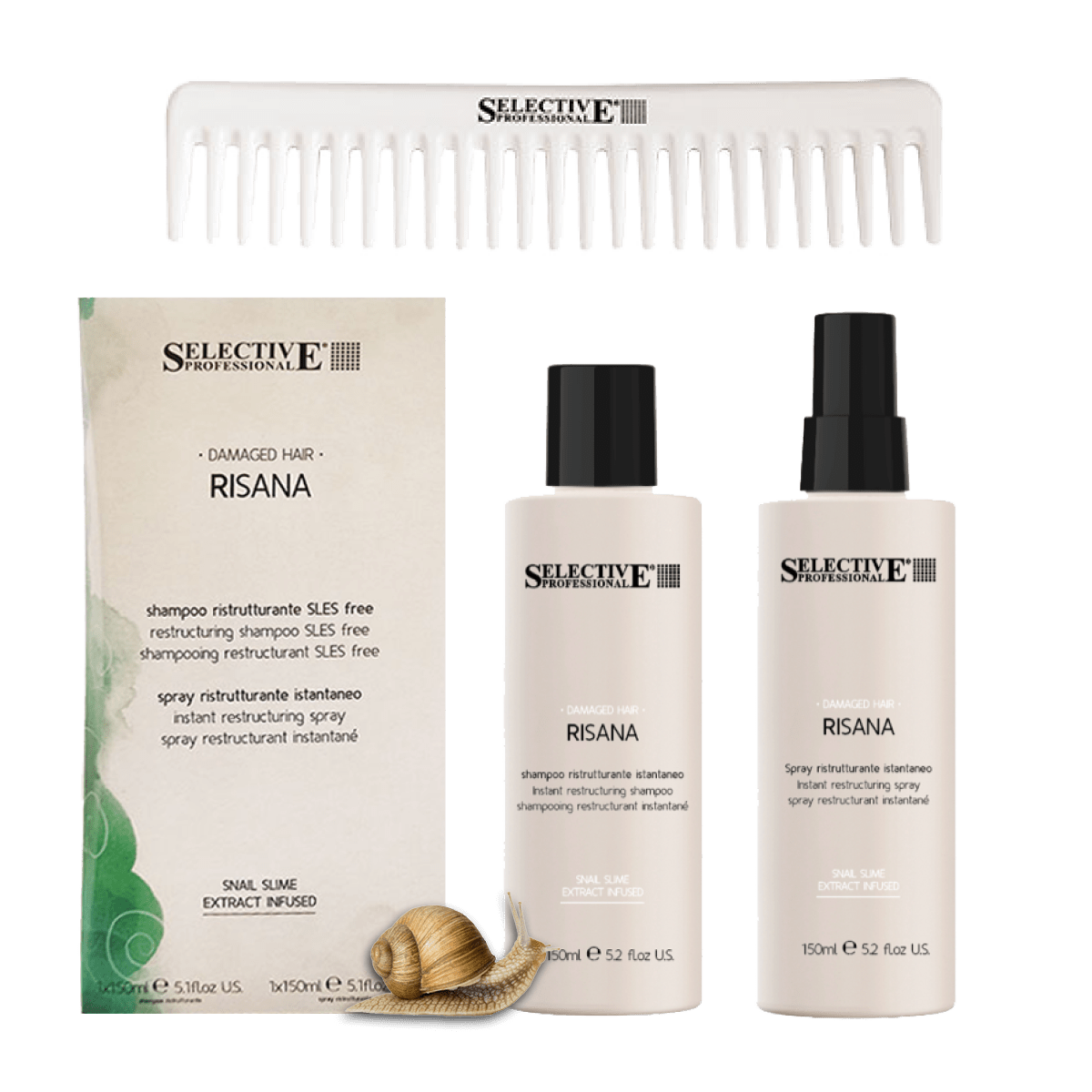 Selective Risana Spray & Shampoo set 2x150ml - KOOS • alles voor de kapper - Selective Professional - Shampoo