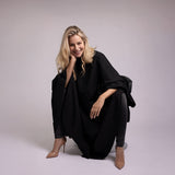 Drap-housse à capuche Trend Design coupe française noir