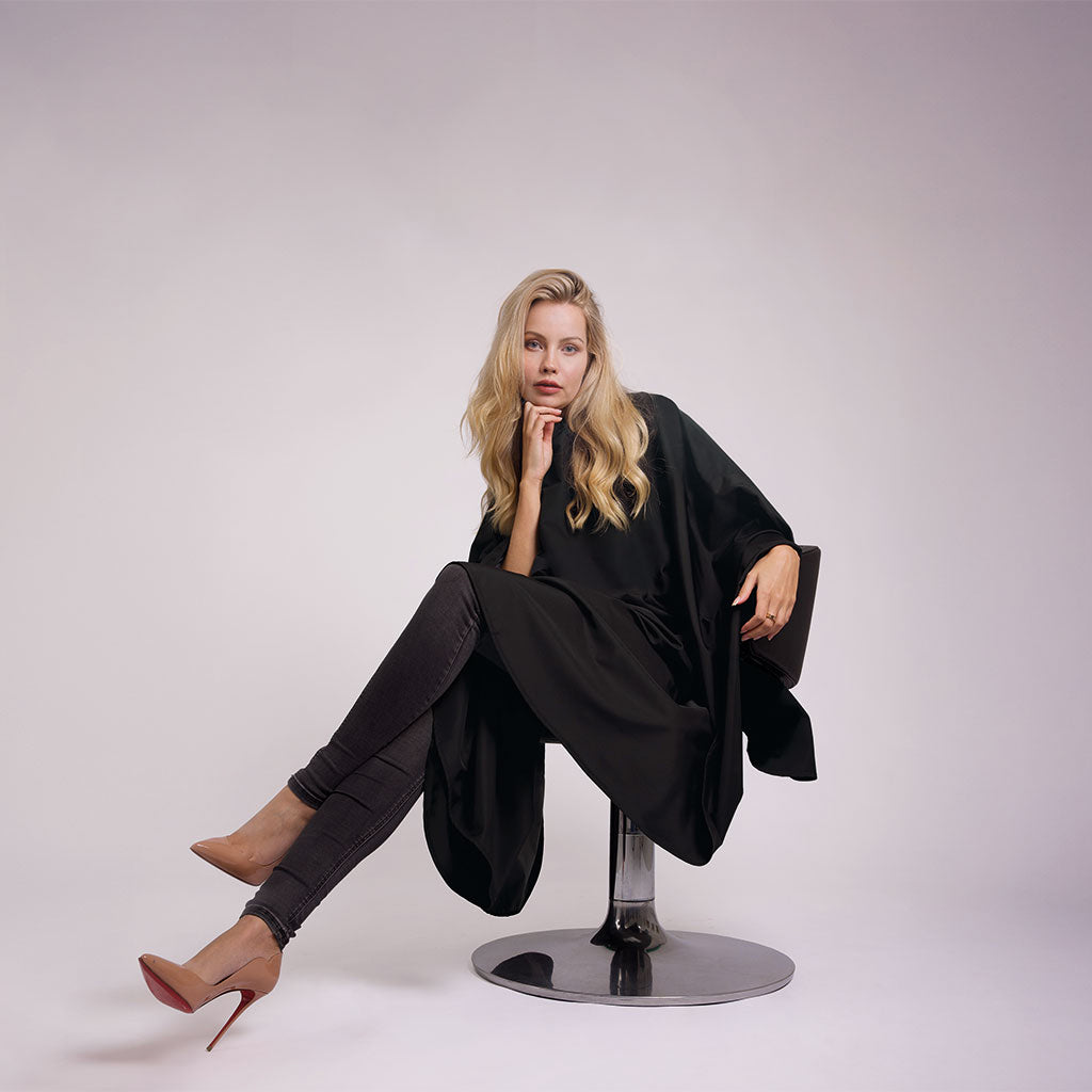Drap-housse à capuche Trend Design coupe française noir