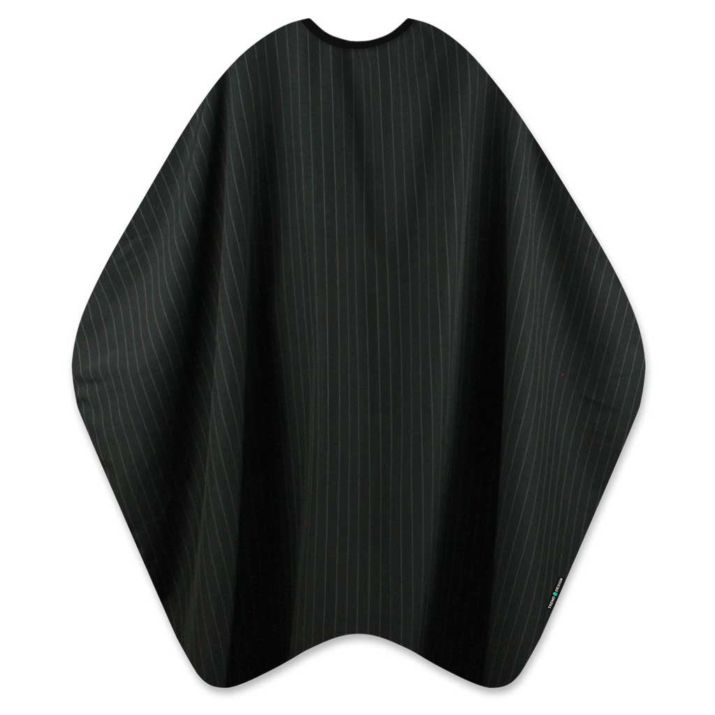 Trend Design Friseurdecke Schwarz Kreidestreifen