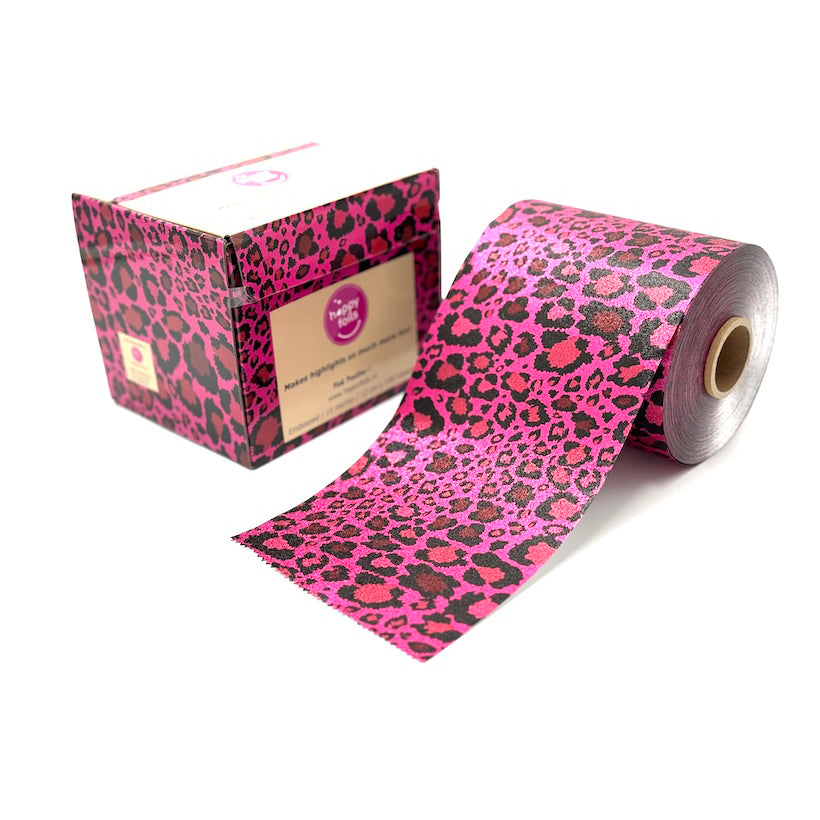 Feuille métallisée gaufrée Panthère Rose Happy Foils 100 m