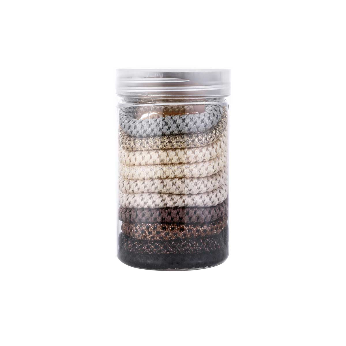 Élastiques à cheveux Sannie arc-en-ciel, lot de 10