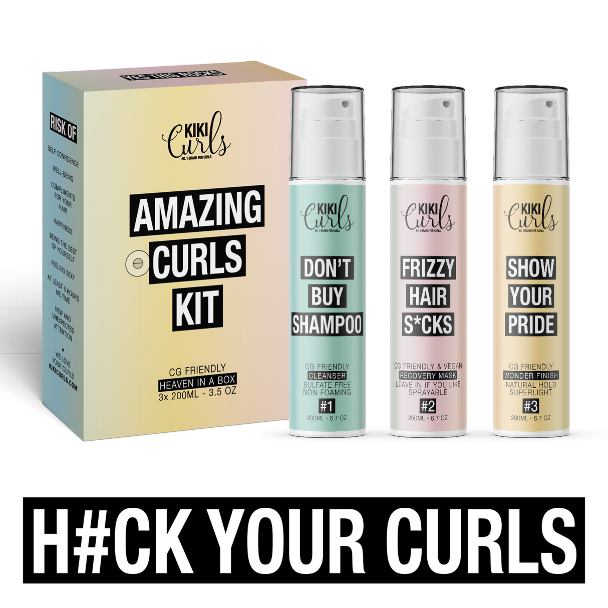 Kiki Curls Heaven in a Box 3 x 200 ml