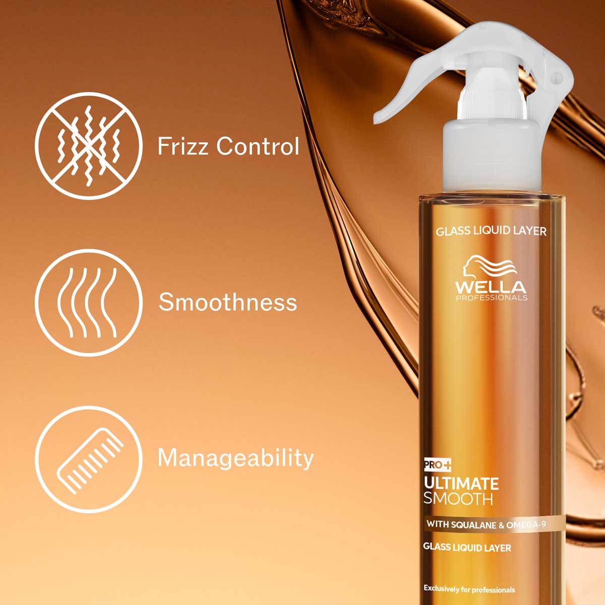 Wella Ultimate Smooth Glass Liquid Layer 185ml