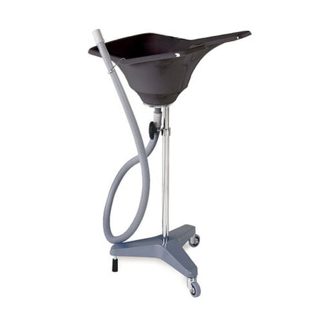 Alteq Wasbak 5506 Zwart RVS Statief Knop - Koosvanderbeek.nl - Alteq - Kapperswasbak