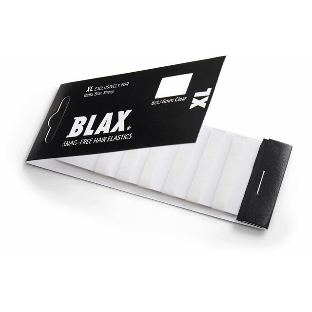 Blax Elastiek 6mm XL Transparant 6st - KOOS • alles voor de kapper - Blax - Elastiekjes