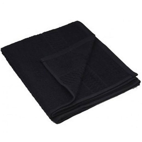 Bob Tuo Mini Max Badstof Handdoek Zwart - KOOS • alles voor de kapper - Sibel - Handdoeken