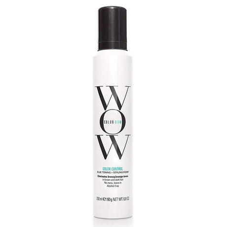 Color Wow Color Control Blue Toning and Styling Foam 200ml - Koosvanderbeek.nl - Color Wow - Mousse