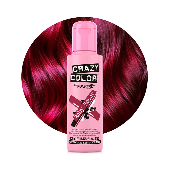 Crazy Color Semi-Permanent Hair Color Cream 100ml - KOOS • alles voor de kapper - Crazy Color - Semi-permanente kleuring