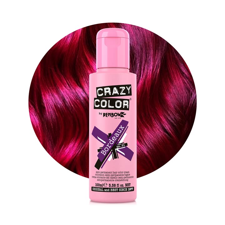 Crazy Color Semi-Permanent Hair Color Cream 100ml - KOOS • alles voor de kapper - Crazy Color - Semi-permanente kleuring