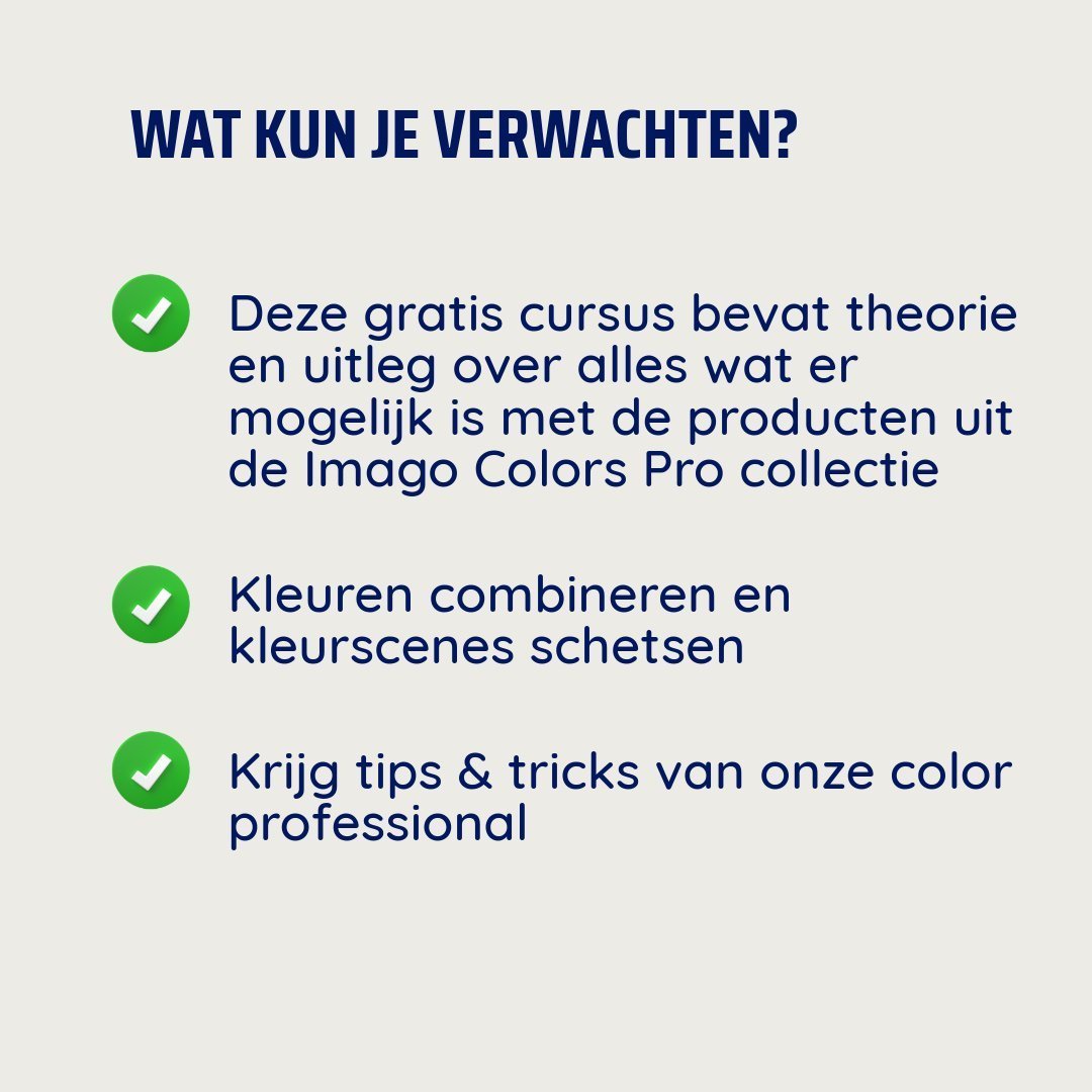 Cursus Imago Colors Basis Theorie 13-04-2026 - KOOS • alles voor de kapper - Imago - Cursussen
