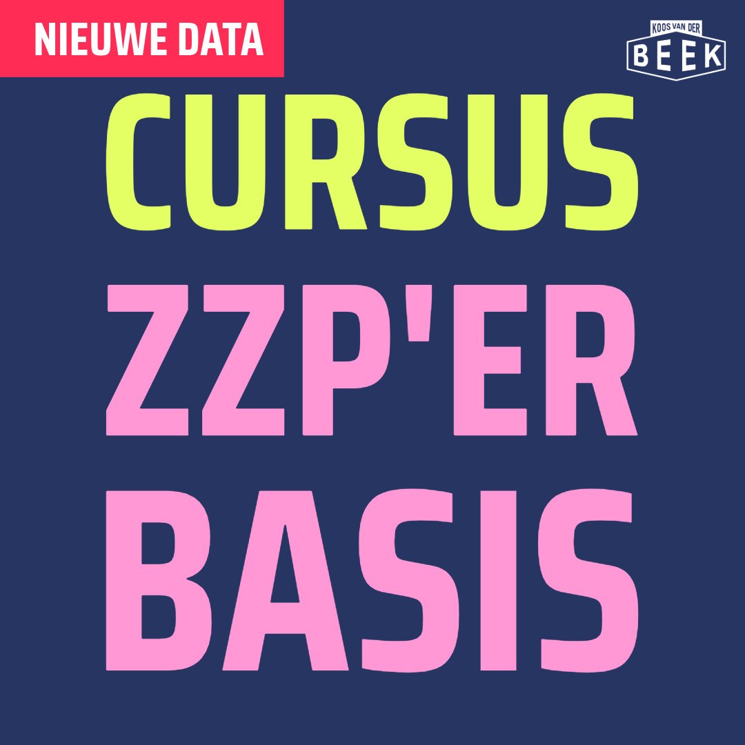 Cursus ZZP - er Basis Advies 03 - 11 - 2025 - Koosvanderbeek.nl - koosvanderbeek - Cursussen