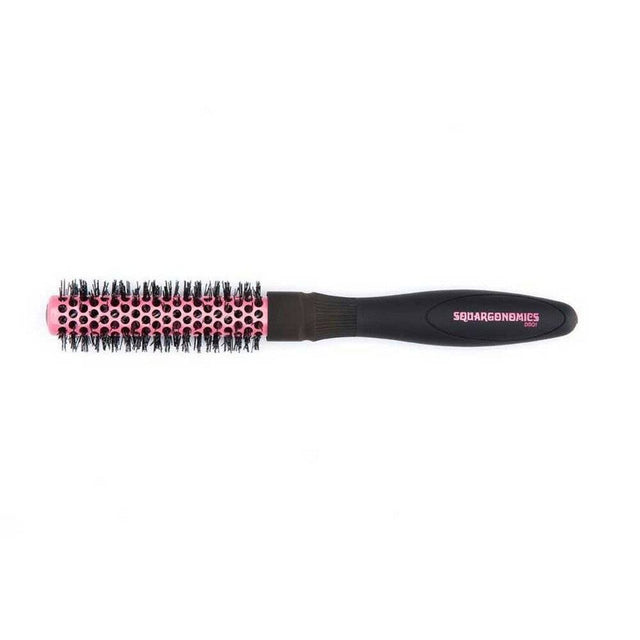 Denman Squargonomics M = 25mm Zwart/Pink - Koosvanderbeek.nl - Denman - Haarborstels