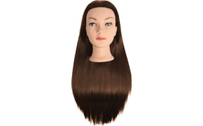Efalock Oefenhoofd Emotion Lexa Bruin 60cm - Koosvanderbeek.nl - Efalock - Oefenhoofden