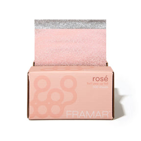 Framar Alufolie Rose Gold Pop-Up Embossed 12x27cm 500st - KOOS • alles voor de kapper - Framar - Folies