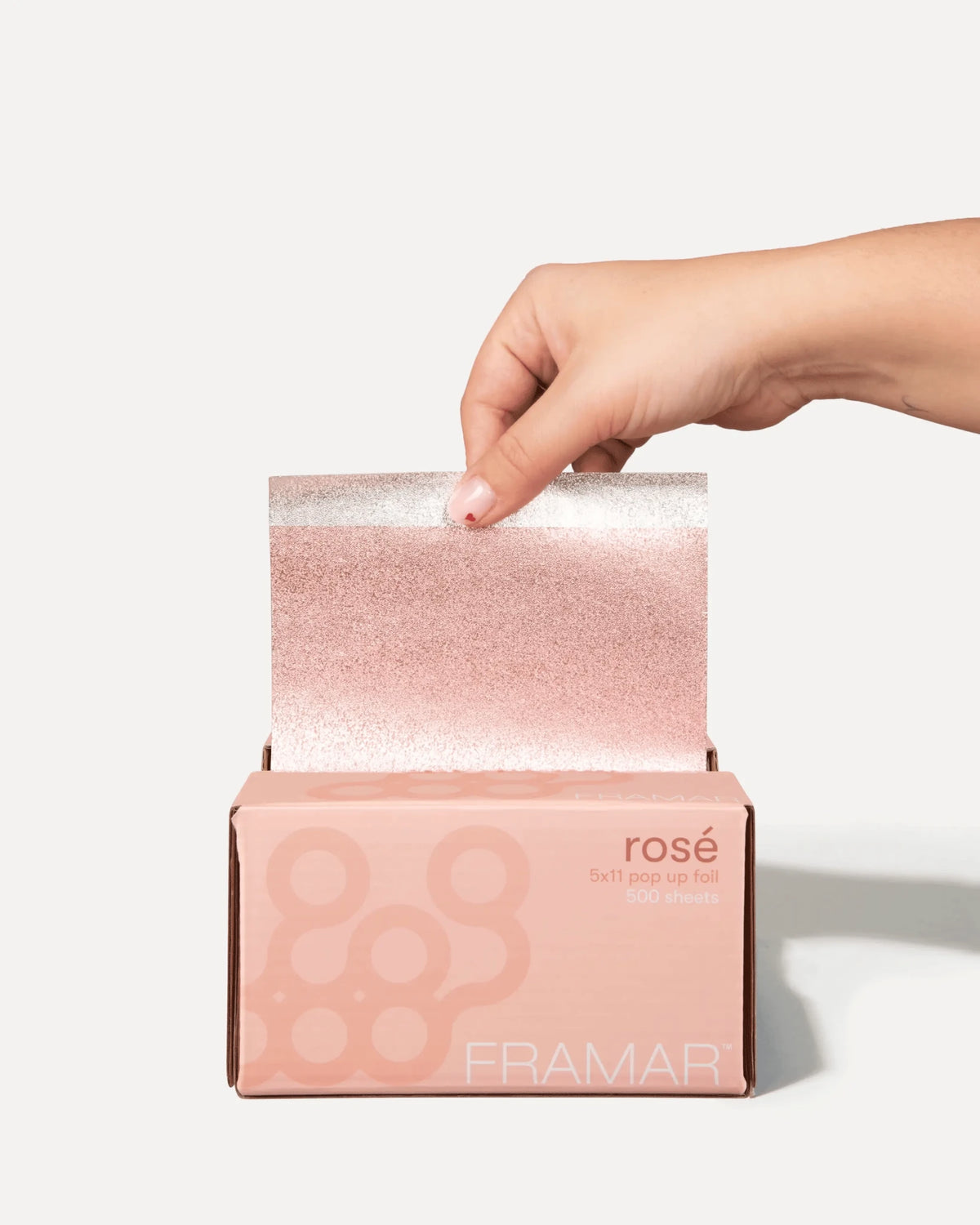 Framar Alufolie Rose Gold Pop-Up Embossed 12x27cm 500st - KOOS • alles voor de kapper - Framar - Folies