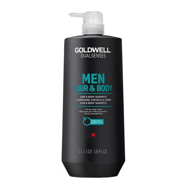 Goldwell DS Men Hair & Body Shampoo 1000ml - Koosvanderbeek.nl - Goldwell - Shampoo