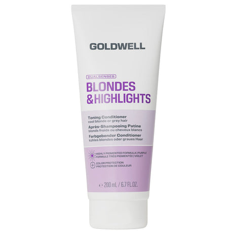 Goldwell Dualsenses Blondes & Highlights Toning Conditioner Purple 200ml - KOOS • alles voor de kapper - Goldwell - Conditioner