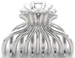 Haarklem fleur metal zilver - KOOS • alles voor de kapper - KOOS - Haarmode