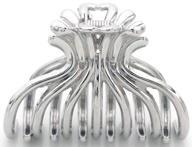 Haarklem fleur metal zilver - Koosvanderbeek.nl - koosvanderbeek - Haarmode