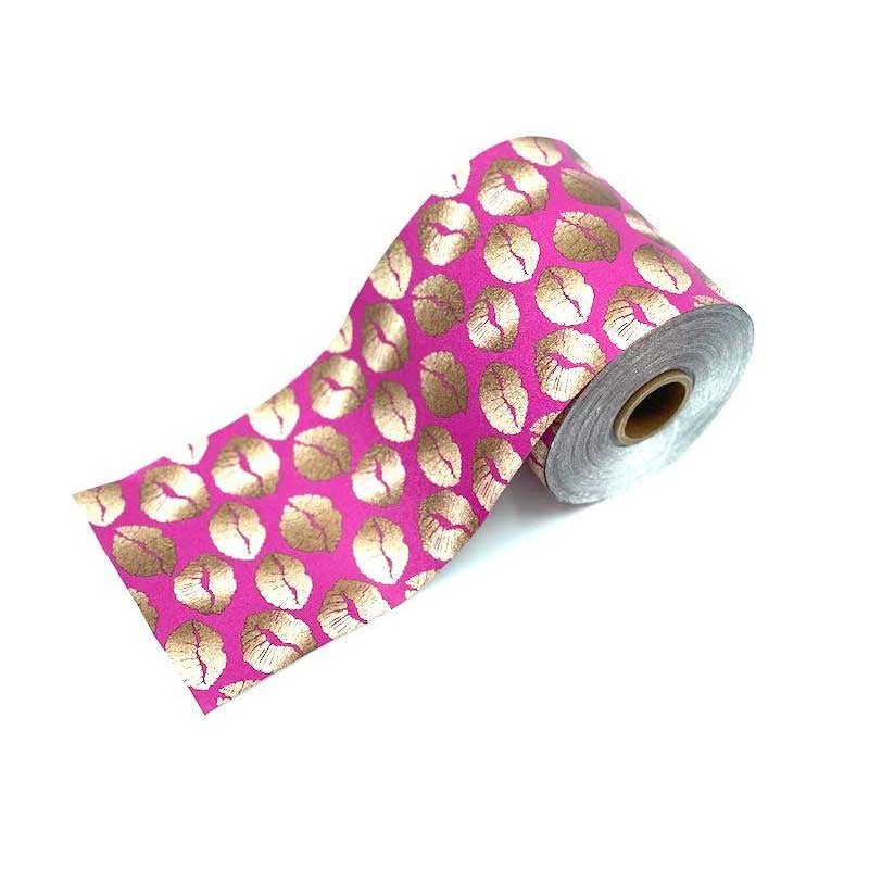 Happy Foils Lovely Lips Embossed Highlight Folie 100m - Koosvanderbeek.nl - Happy Foils - Folies