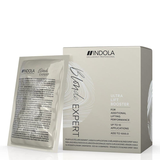 Indola Blonde Expert Ultra Lift Booster 10x10g - Koosvanderbeek.nl - Indola - Blondering