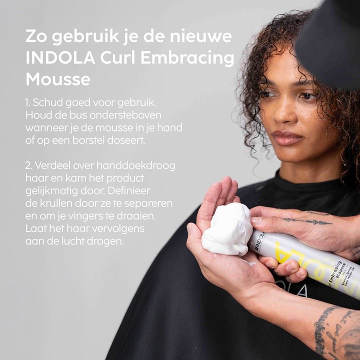 Indola Curl Embracing Mousse 200ml - KOOS • alles voor de kapper - Indola - Krullen