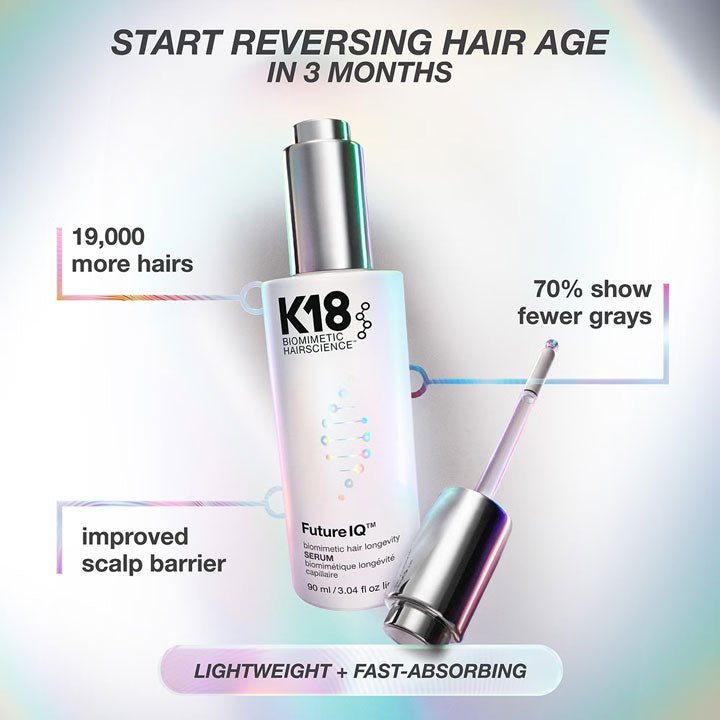 K18 FutureIQ Biomimetic Hair Longevity Serum 90ml - KOOS • alles voor de kapper - K18 - Serum