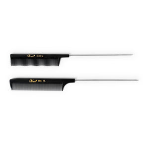 Krest Puntkam Zwart 4646 XL Set 2st - KOOS • alles voor de kapper - Krest - Highlightkammen