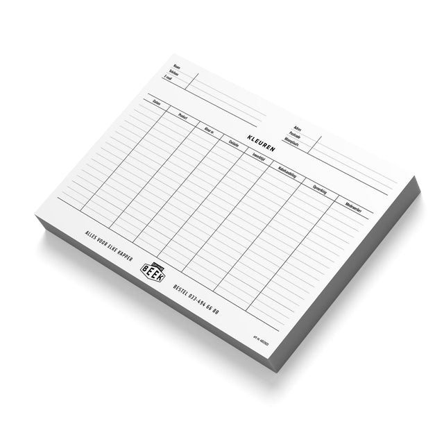 KvdB Klantenkaarten Kleuren/Permanenten 100st - Koosvanderbeek.nl - koosvanderbeek - Planners