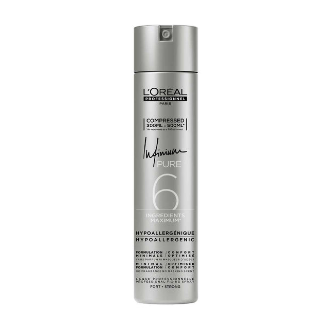 Loreal Infinium Pure Strong Haarlak 300ml - Koosvanderbeek.nl - Loreal - Haarspray